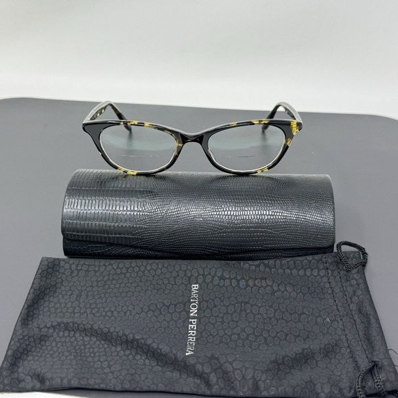 BARTON PERREIRA HEC Lily-Rose 46[]18 Eyeglasses Frame Tortoise Handmade Japan